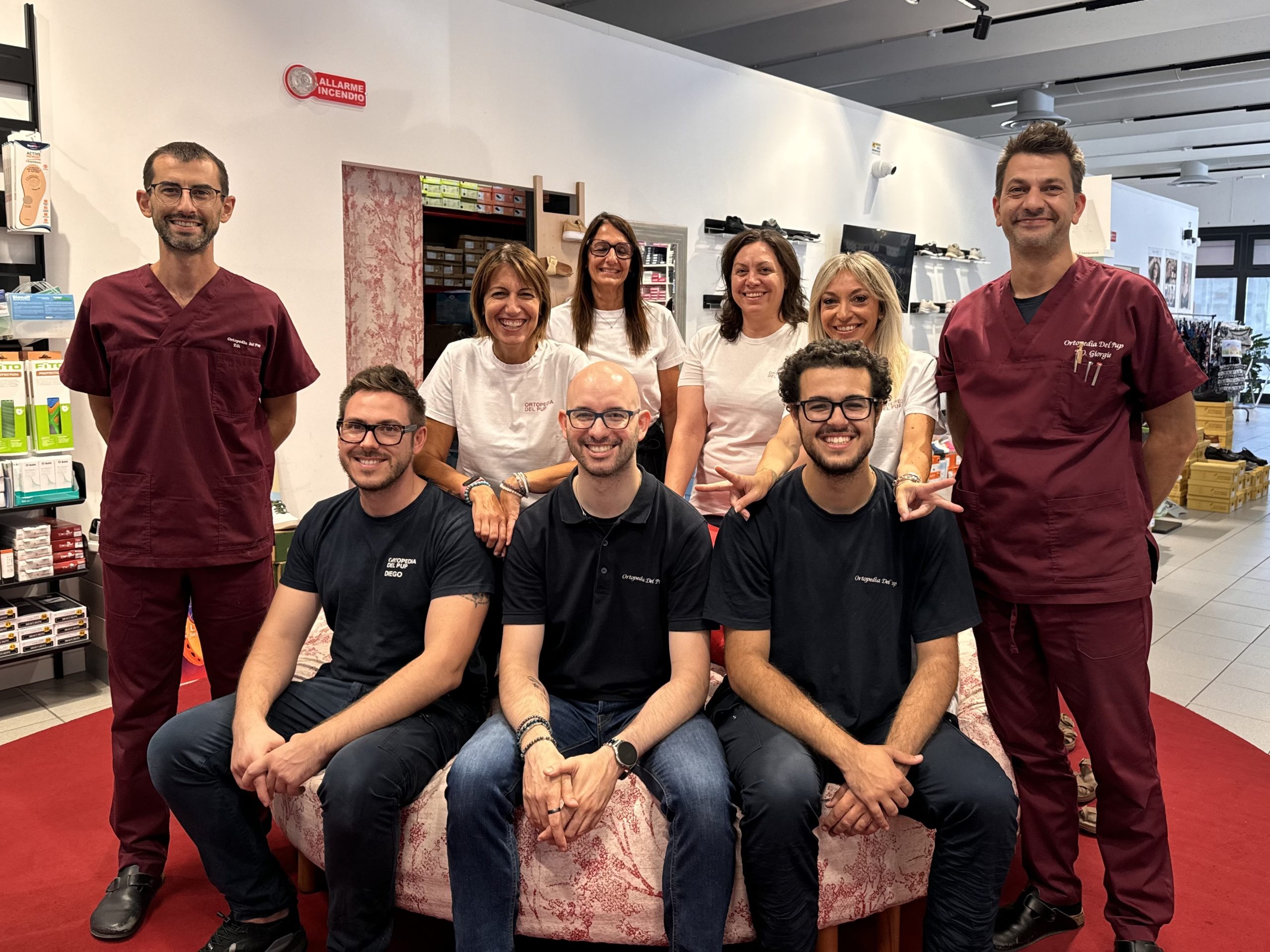 Il team di Sanitaria Del Pup